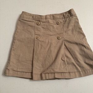 Old Navy Khaki Elastic Waist Skort | Girls 14